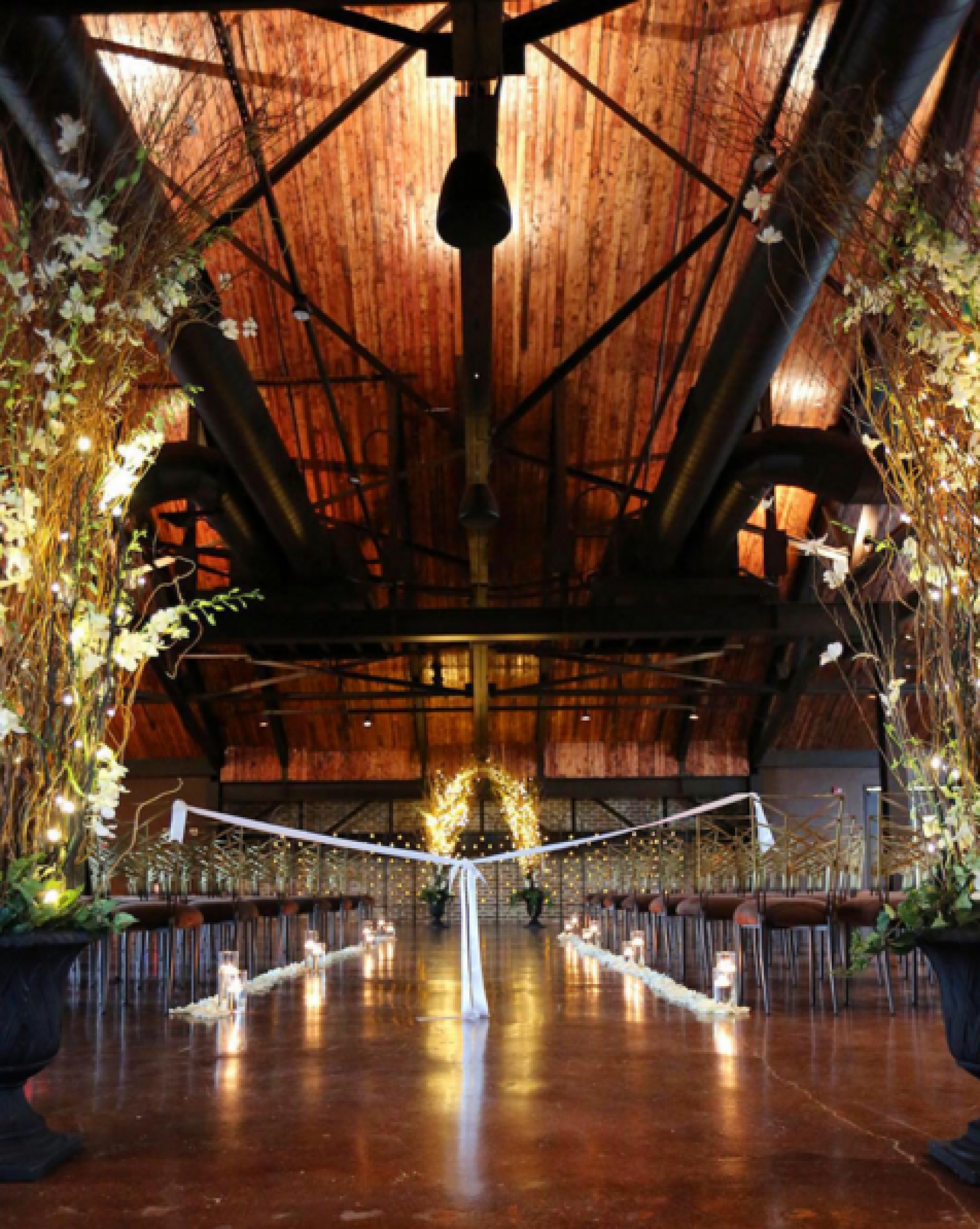 gorgeous wooden venue