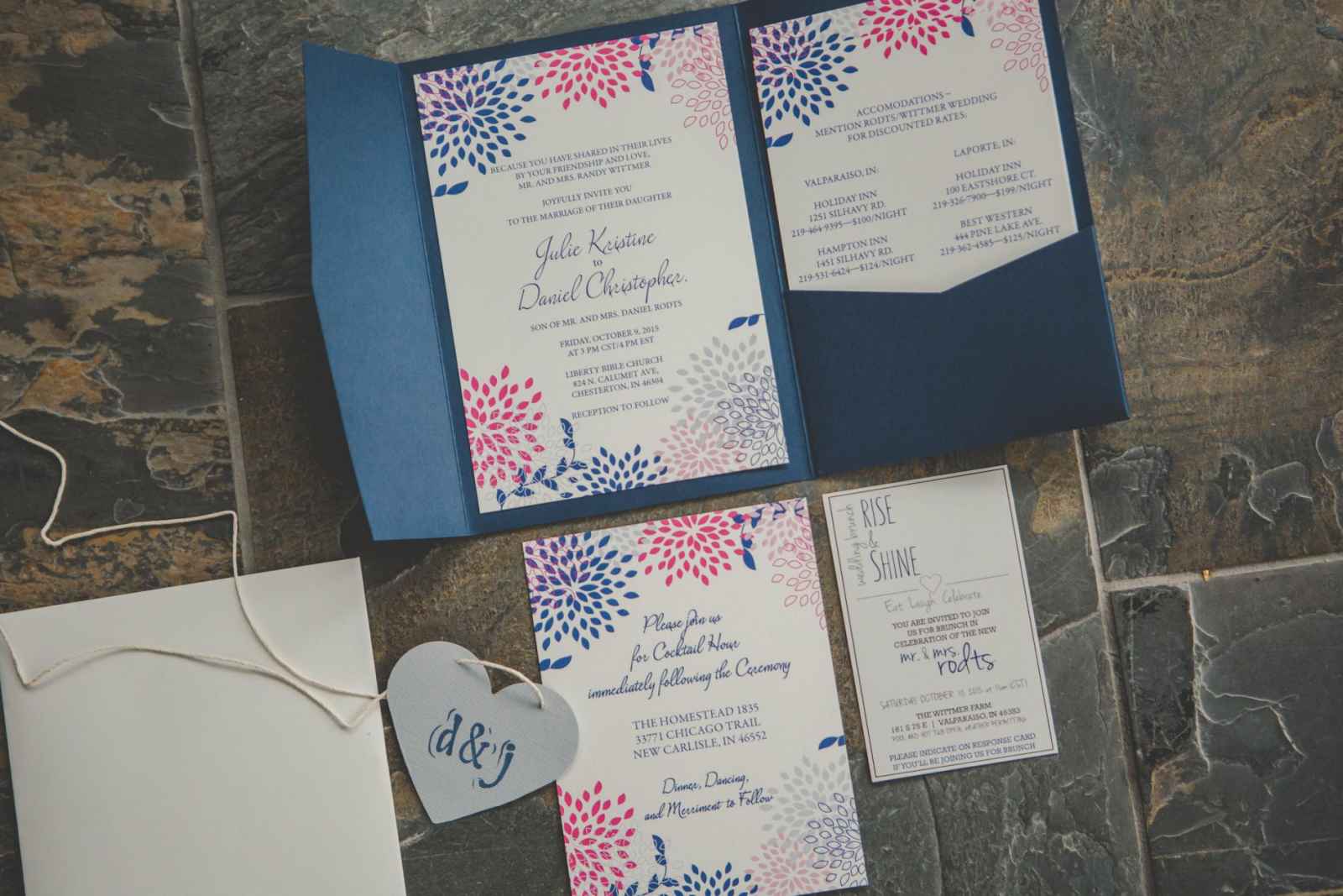 cute wedding stationery