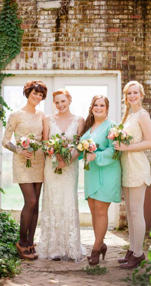 Four bridesmaids