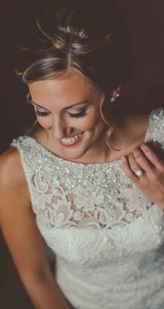 lace wedding gown