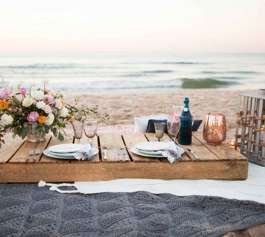 beach style wedding