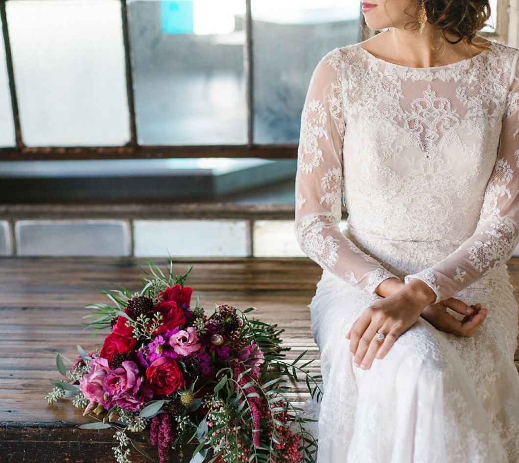 bride sitting