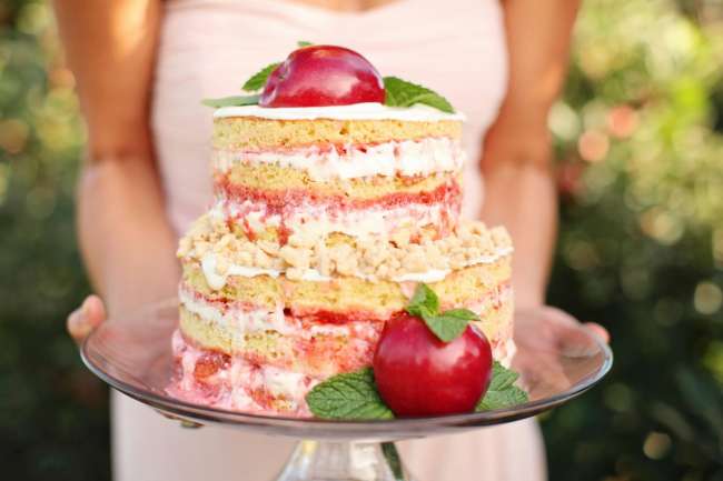 strawberry shortcake cake