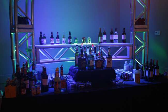 Bar with Lights at the Bloomington Convention Center