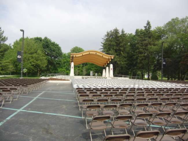 Folding Chairs at Outdoor Ceremony