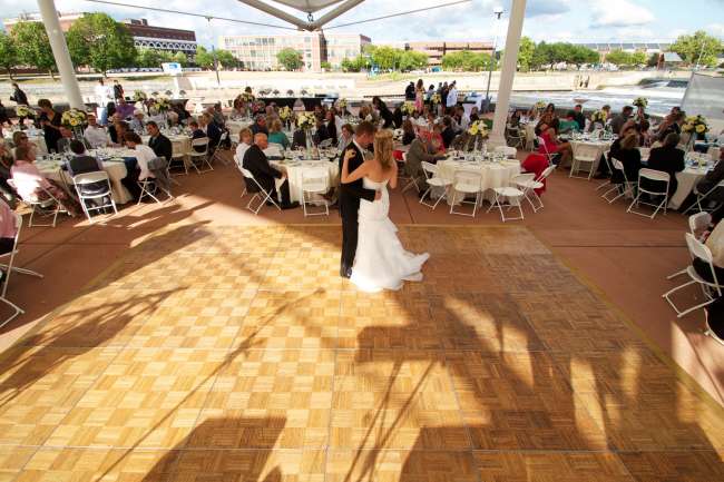 Wedding Reception on the Island at the Century Center