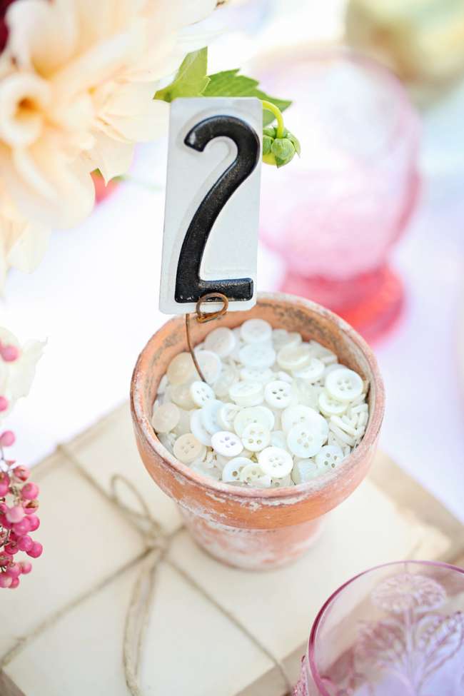 Garden-Inspired Table Numbers