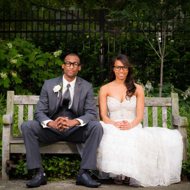 Glasses Wedding Dress