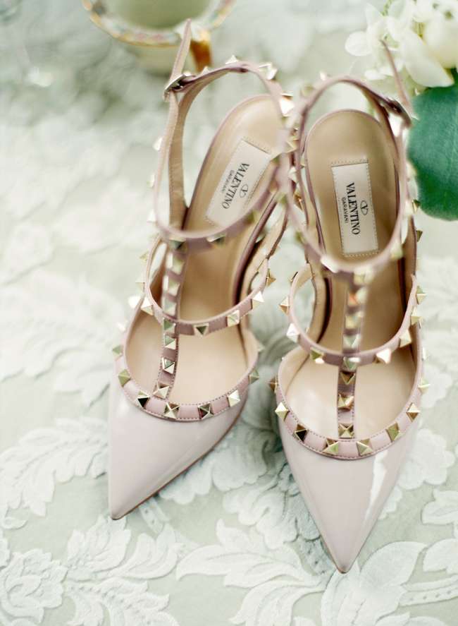 Nude and blush high heels