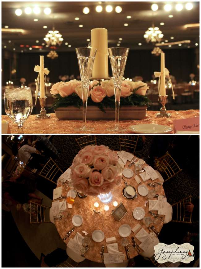 Gold and Blush Reception