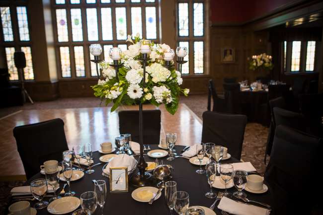 Reception at the Tudor Room at the Indiana Memorial Union