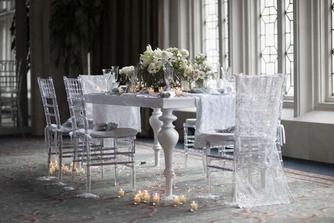 Elegant Table Setting at Reception