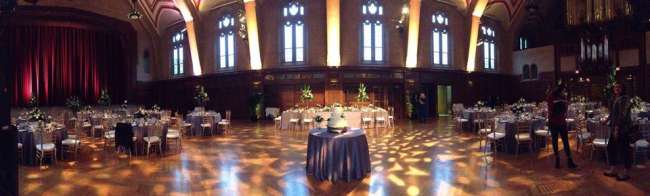 Reception at the Alumni Hall at Indiana Memorial Union