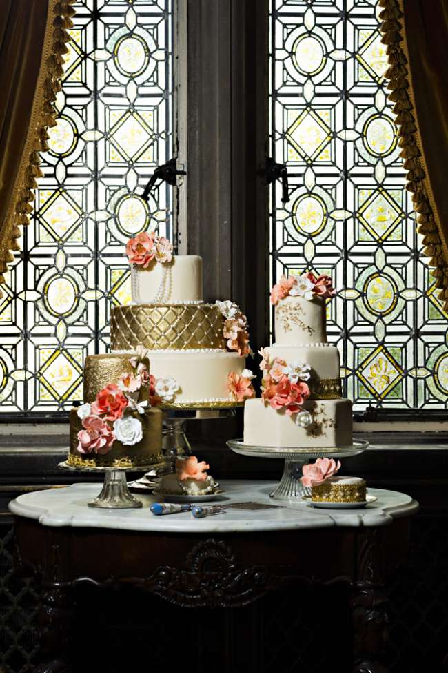 Wedding cake collage