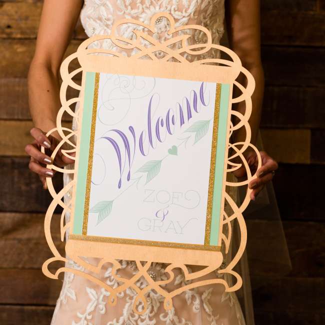 Whimsical Welcome Sign