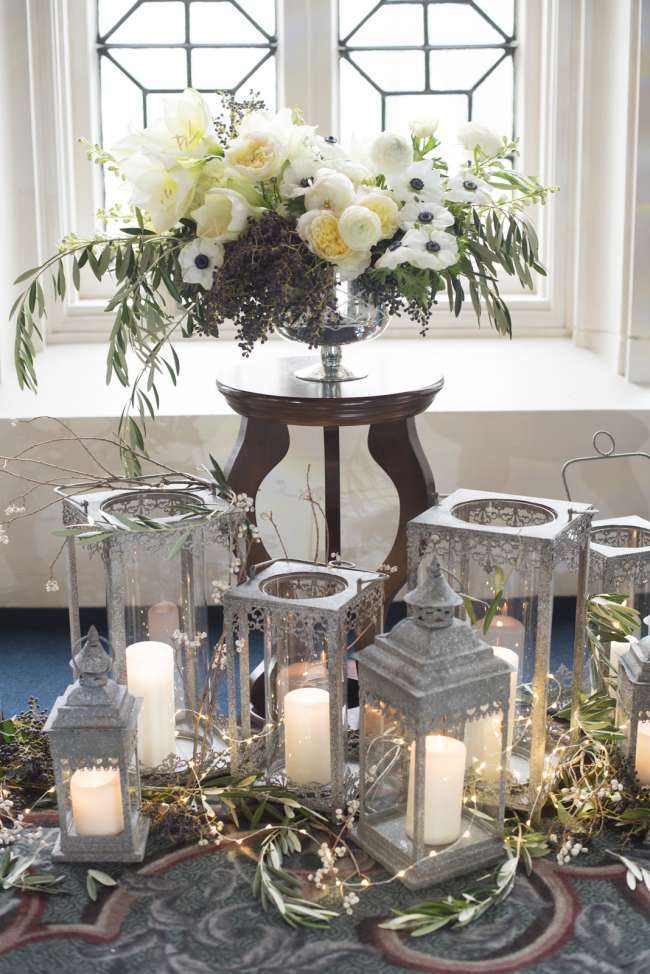 Floral & Candle Display