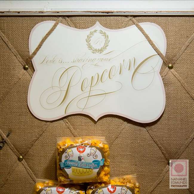 Popcorn favors for guests