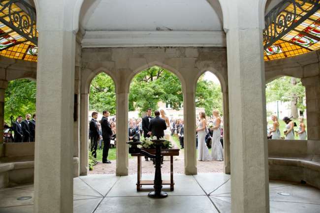 Outdoor Ceremony at Indiana Memorial Union