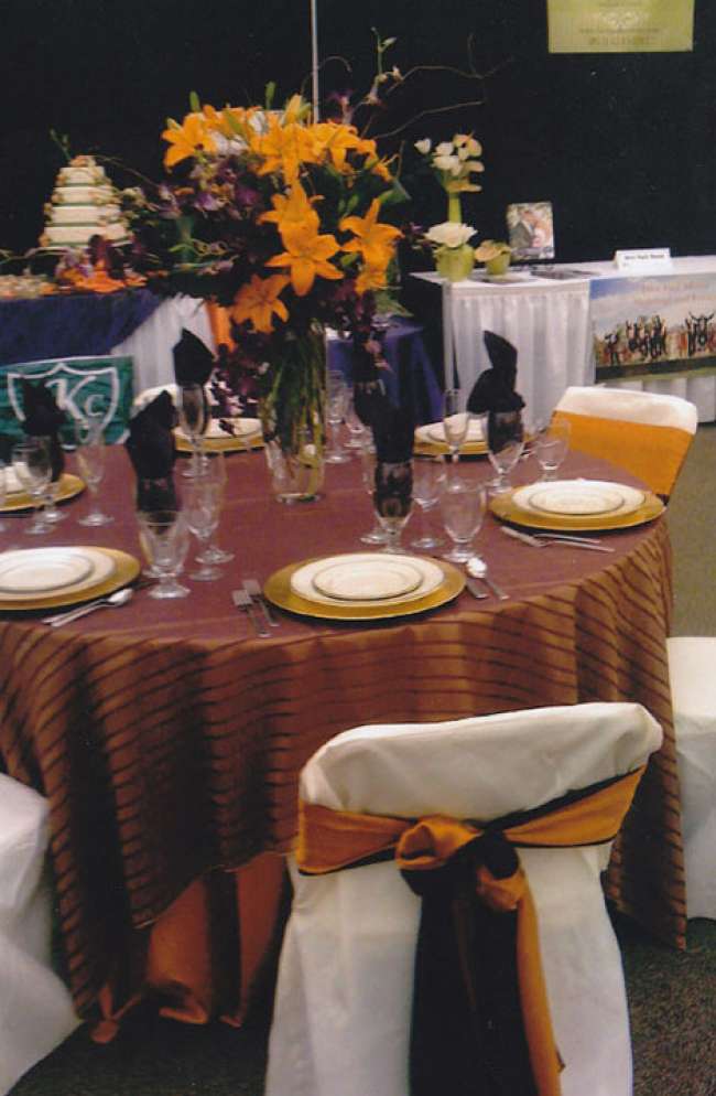 KRC Banquets and Catering Tablescape