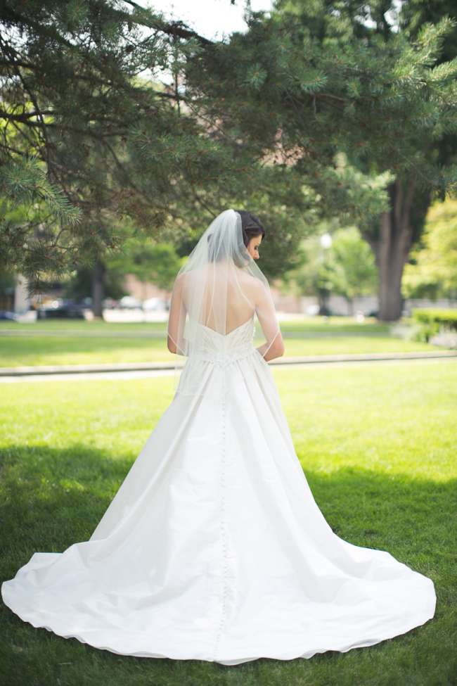 Classic Wedding Gown & Veil