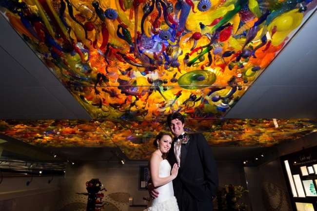 Kaleidoscope ceiling for backdrop