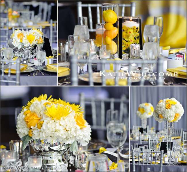 Yellow and White Floral Decor