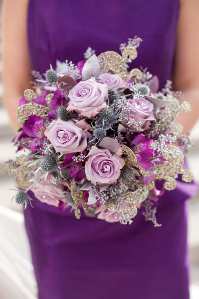 Bouquet of Roses and Sparkle