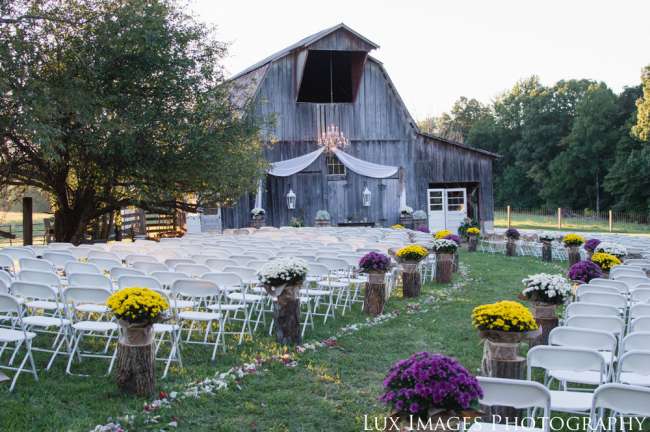 The Rustic Barn Used as a Backdrop