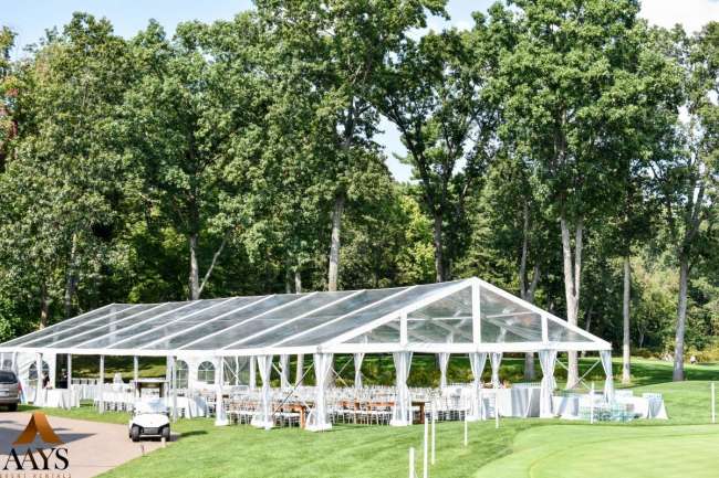 AAYS Clear Top Tented Wedding