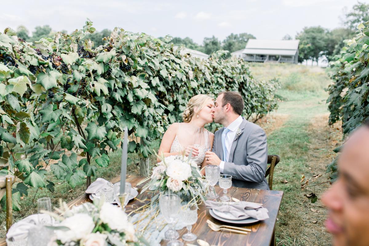 Unhidden Romance at Hidden Vineyard Wedding Barn A Cover