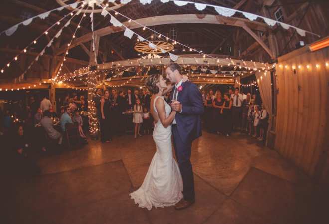 beautiful barn wedding