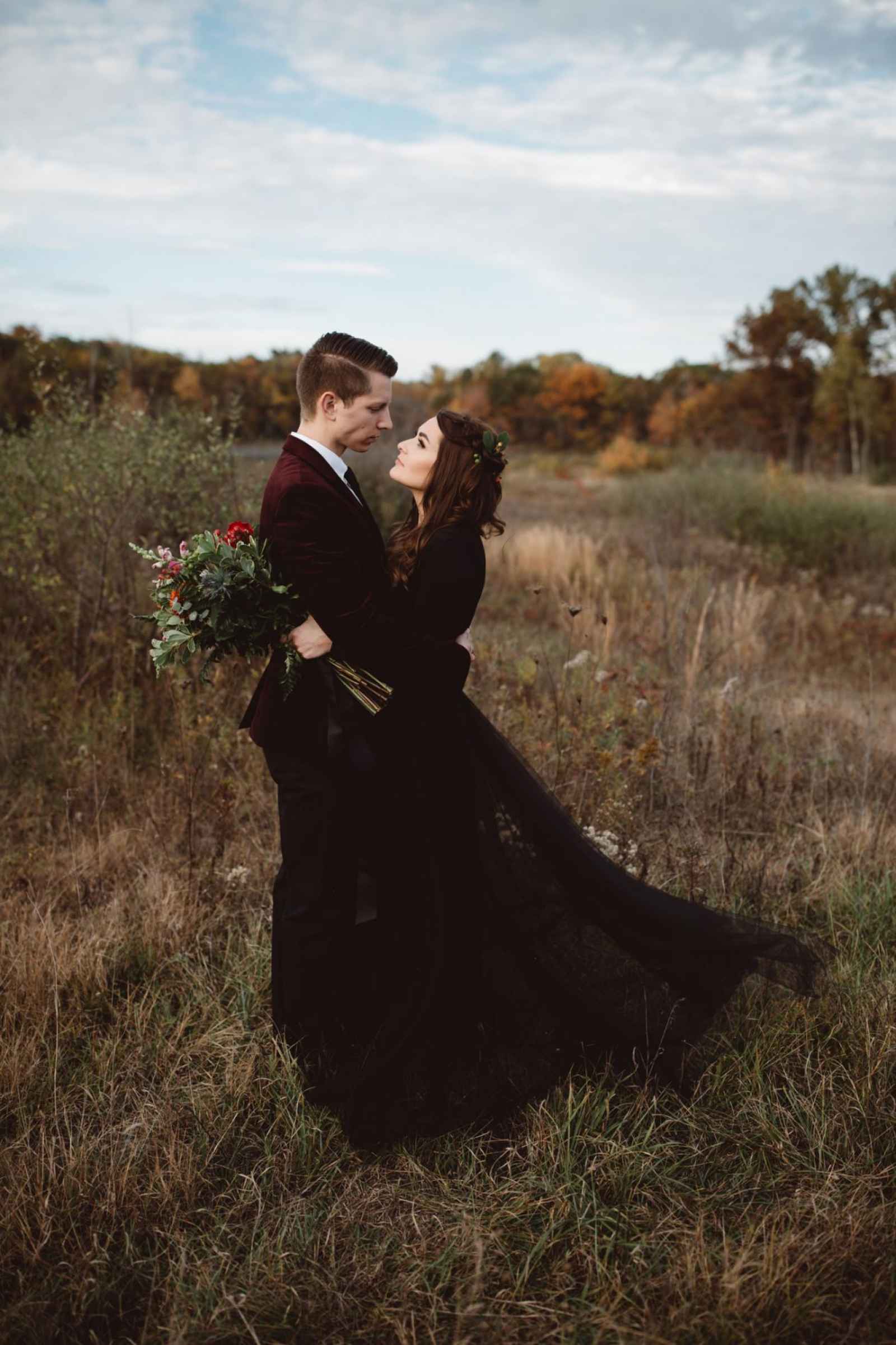 A Moody Fall Style Shoot Weddingday Magazine