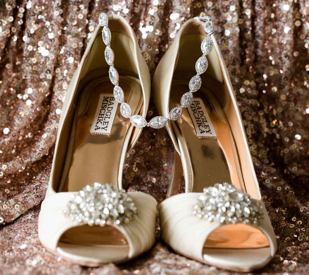 bride's shoes