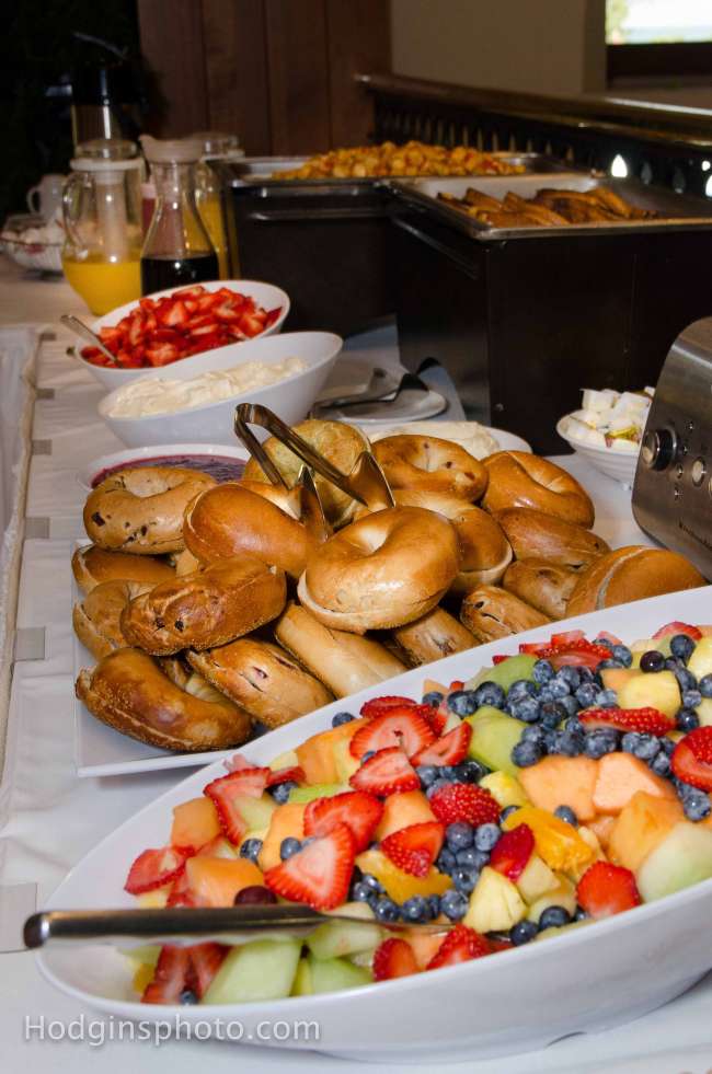 A Delicious Brunch Buffet for a Morning Wedding