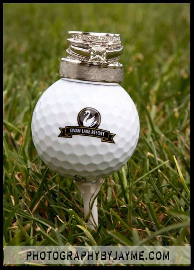 Couples' Rings on a Golf Ball