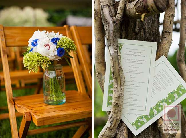 Rustic country ceremony