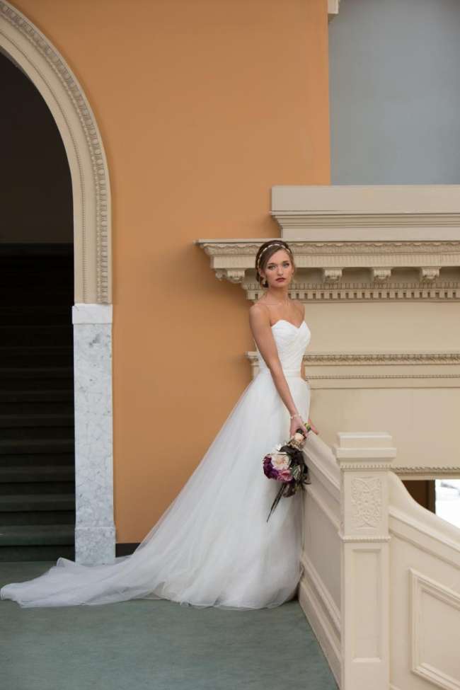 Tulle Fit and Flare Gown by Pronovias