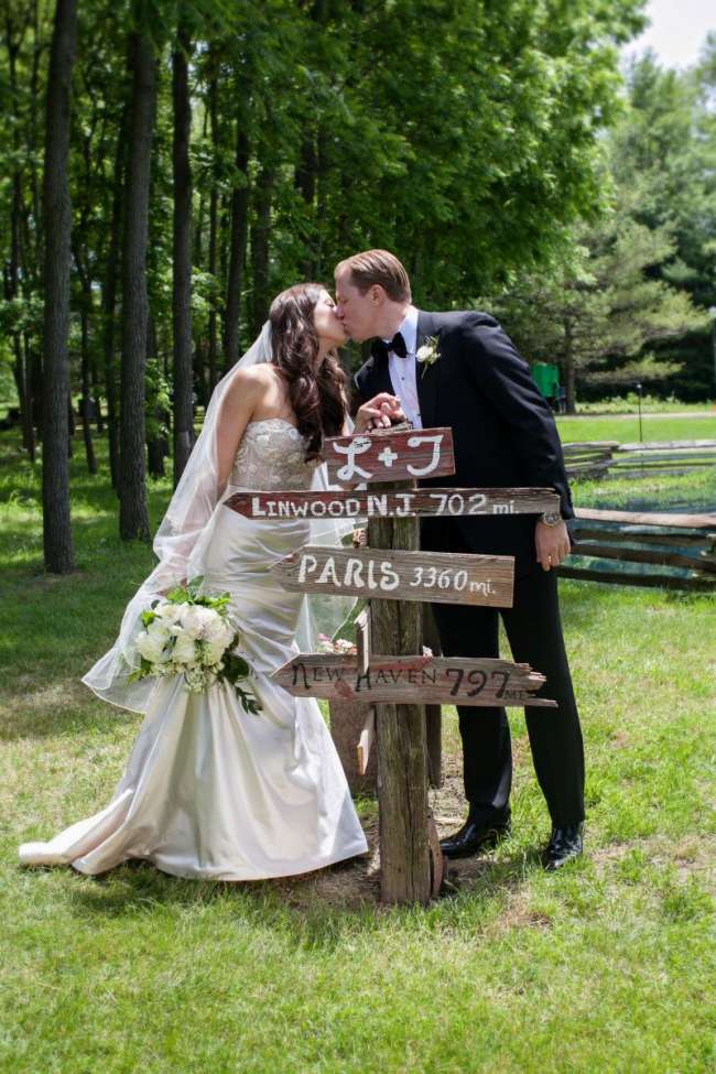 Rustic Wooden Direction Sign