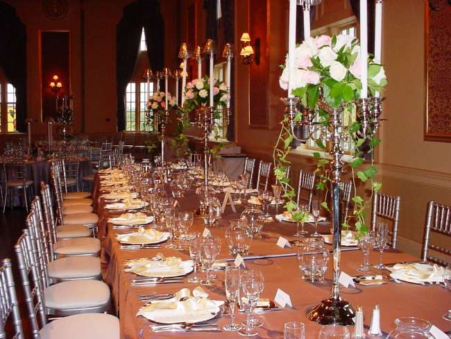 Head Table in Silver